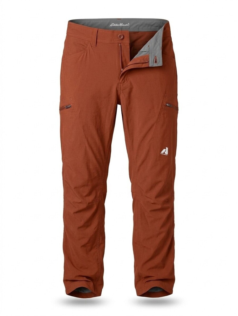 Eddie Bauer First Ascent Guide Pro Pants Mens 33x30 Rust Copper Stretch